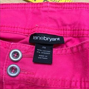 Lane Bryant Capri Pink Capris